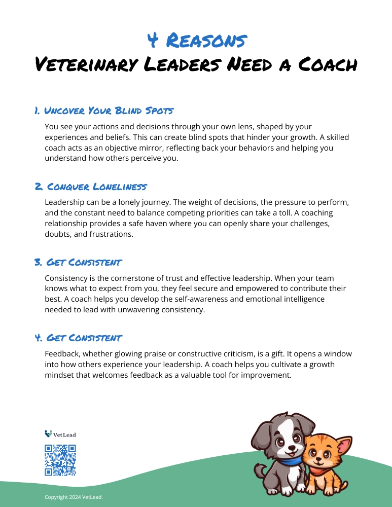 4 Reasons Veterinary Leaders Need a Coach PDF