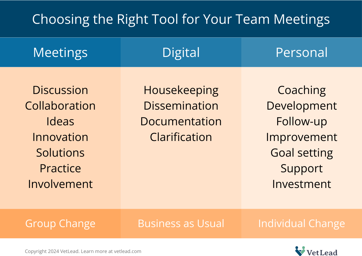 Choosing the Right Tool for Your Team Meetings - Infographic