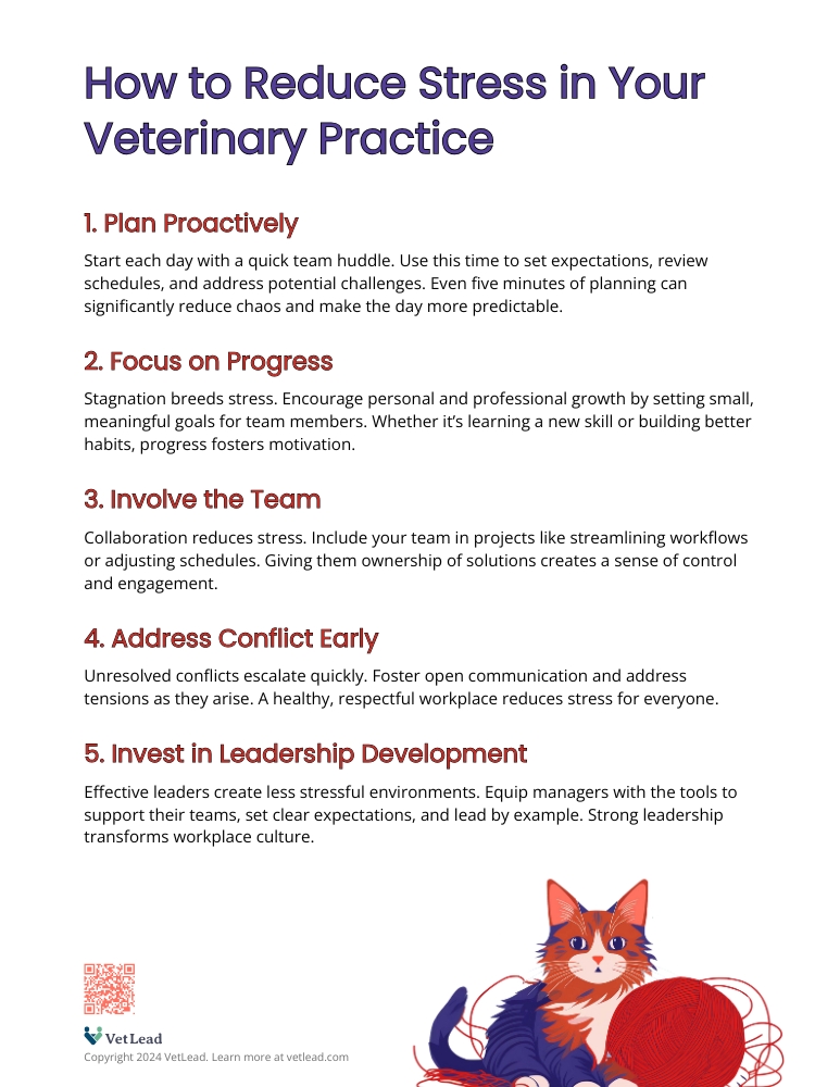 How to Reduce Stress in Your Veterinary Practice - VetLead