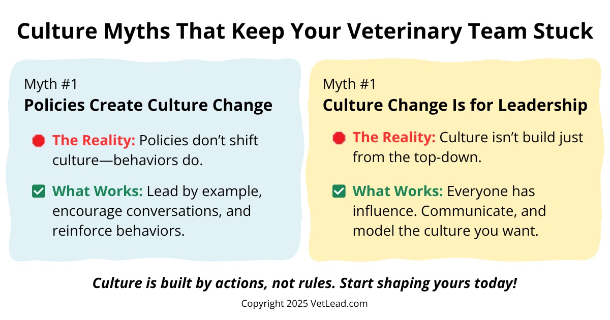 Culture Myths That Keep Your Veterinary Team Stuck